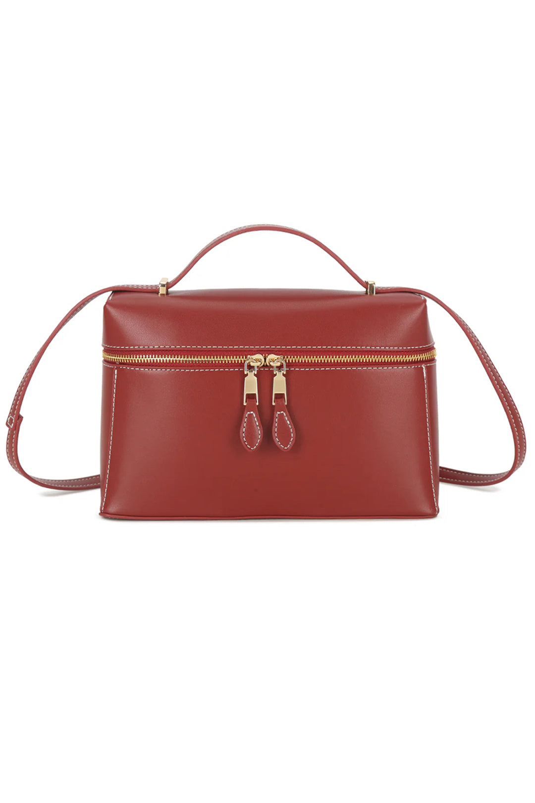 Burgundy Vanity Cross Body Bag