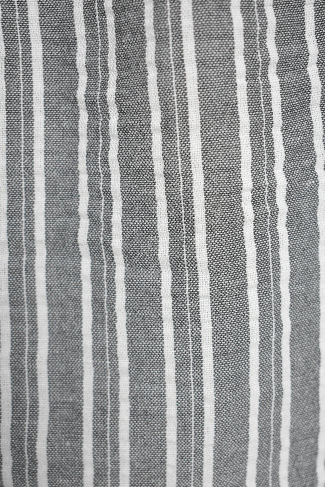 Grey Striped Wide Leg Shorts