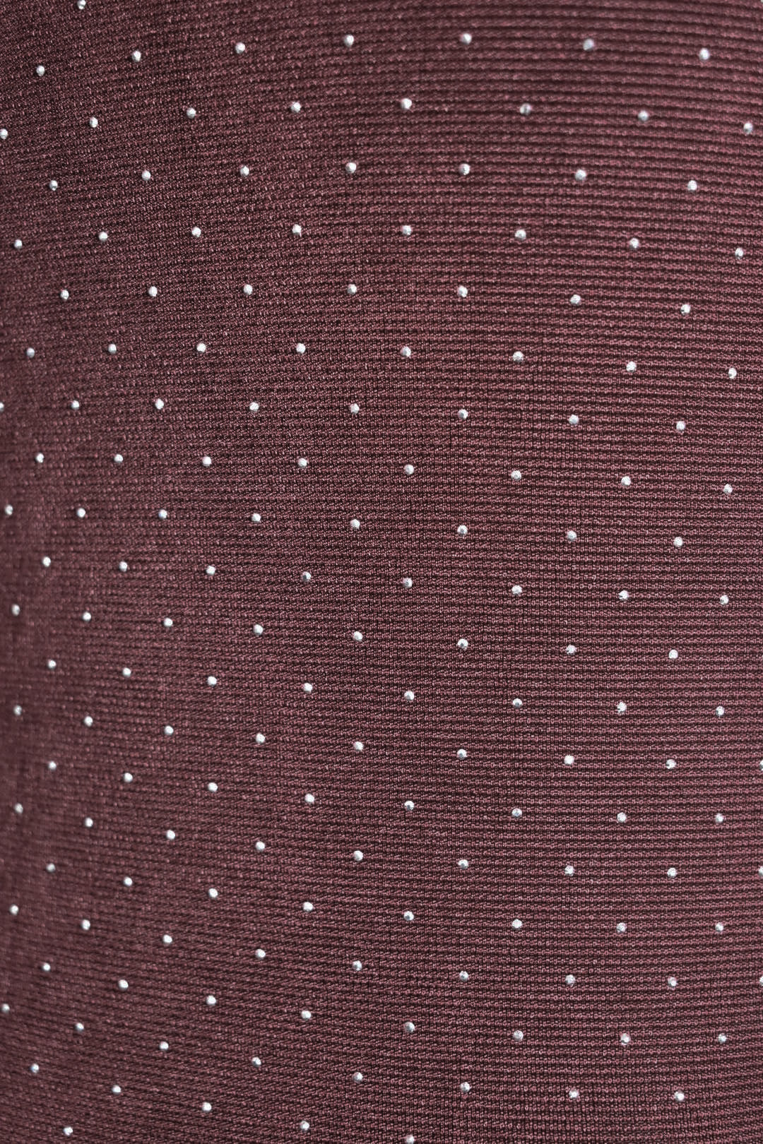 Brown Diamante Ruched Long Sleeved Bodysuit