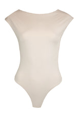 Cream Cap Sleeve Bodysuit