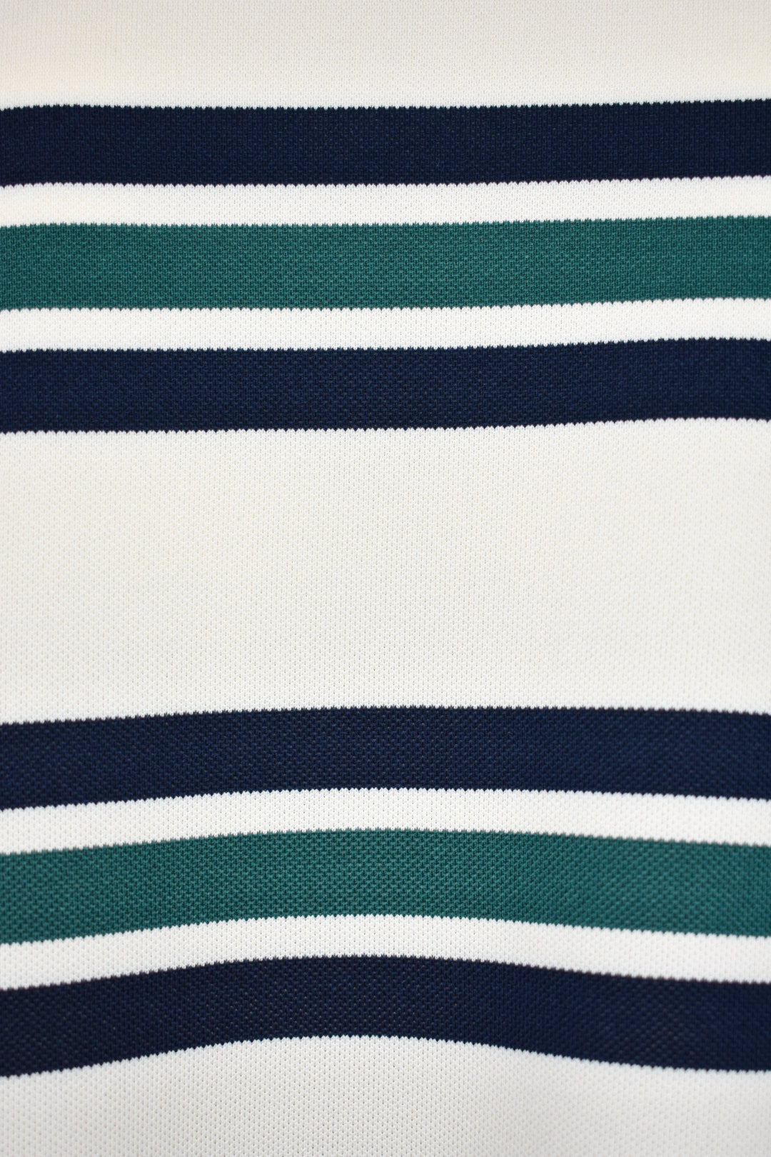 Navy & Green Striped Rugby Top