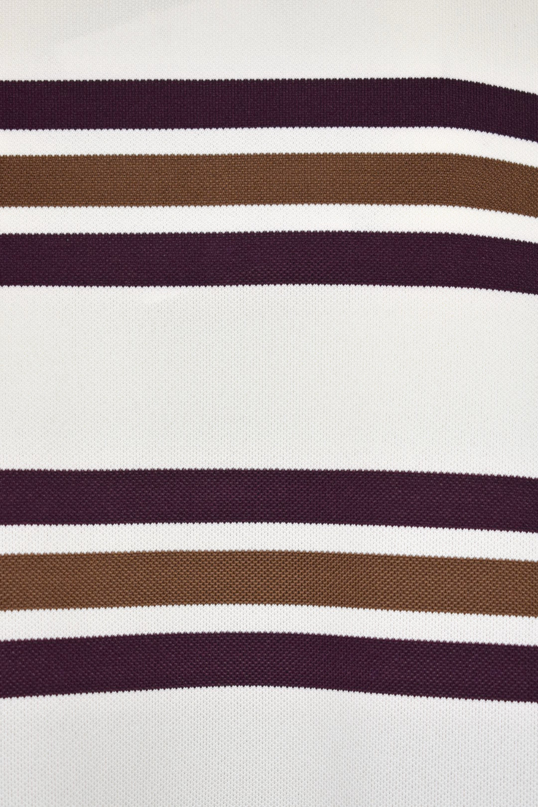 Wine & Brown Striped Rugby Top