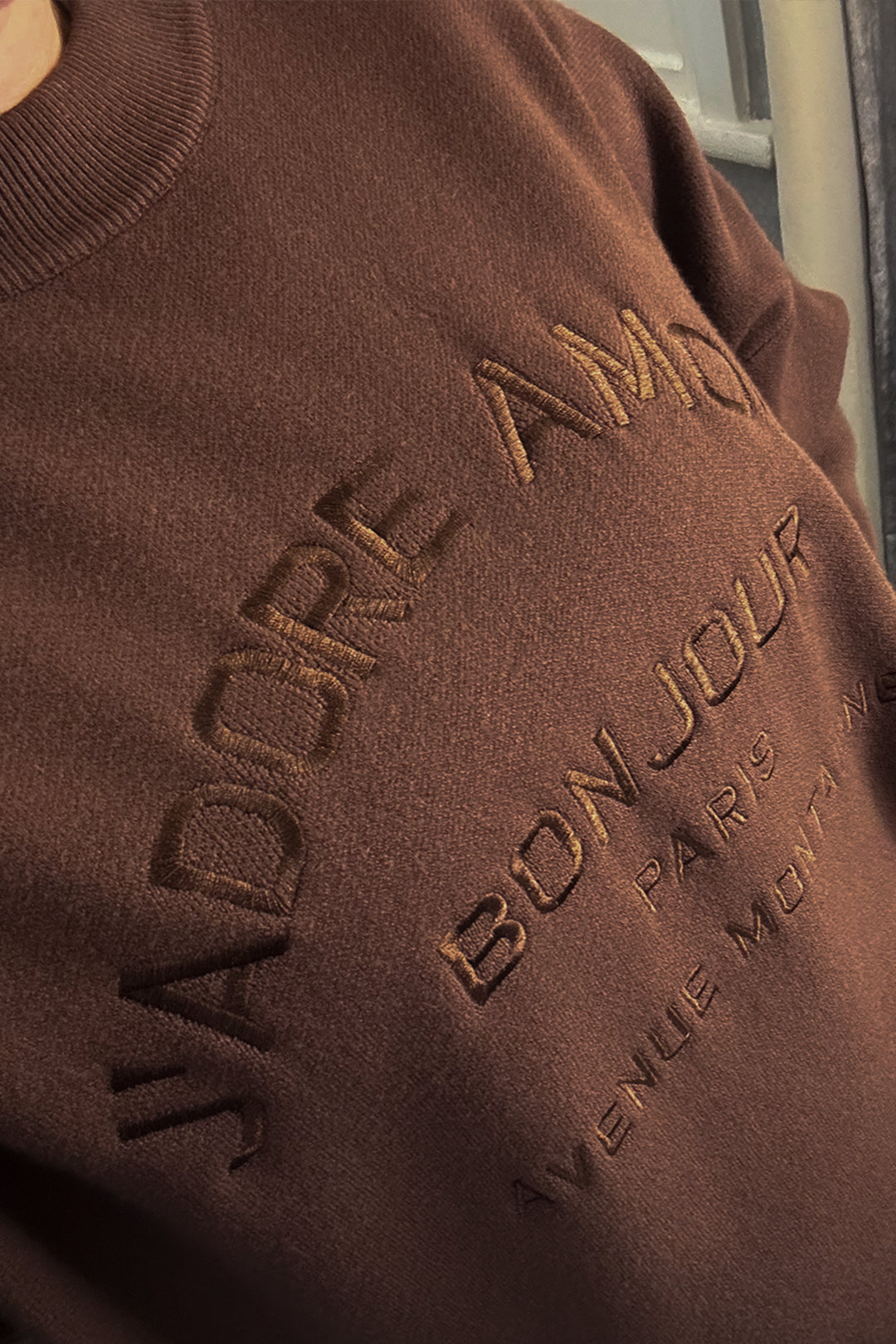 Brown J'Adore Amour Jumper