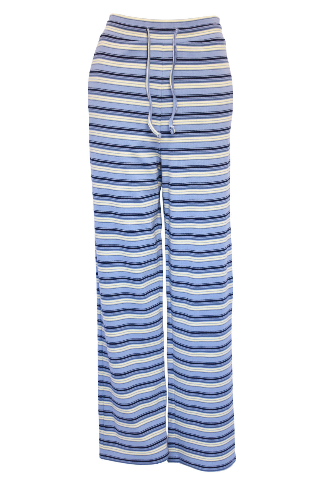 Blue Striped Button Up Cardigan Co-ord