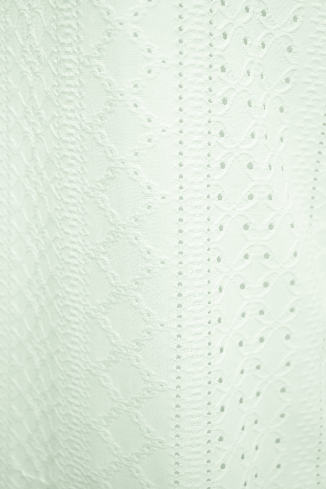 Mint Broderie Anglaise Wide Leg Trousers