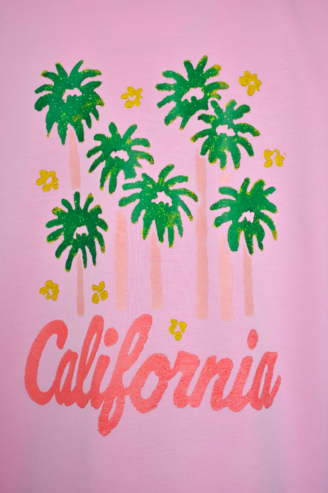 Pink California Graphic T-Shirt