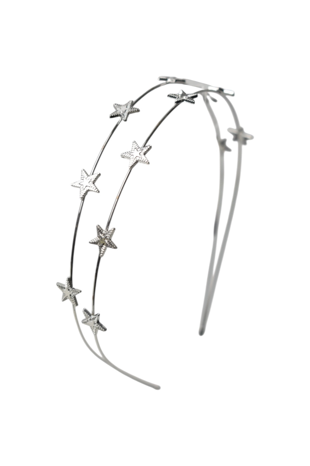 Silver Metal Star Hairband