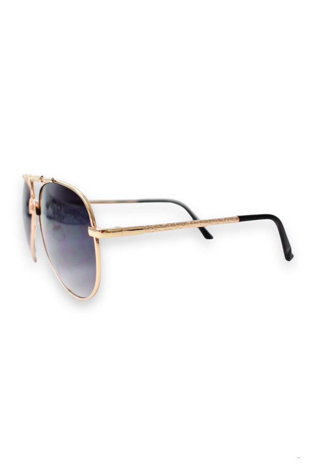 Womens BARCELONA Black & Gold Sunglasses 2