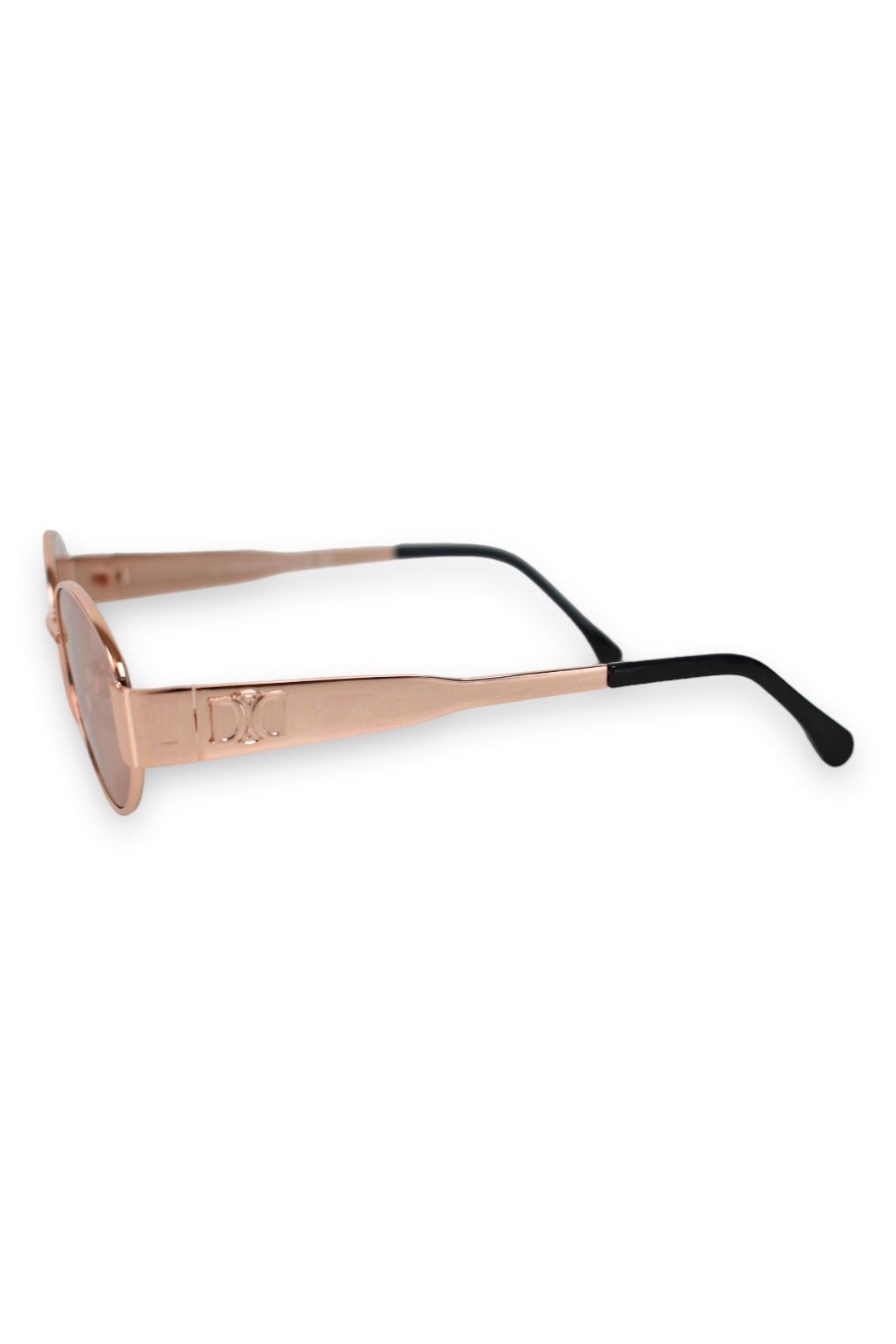 Womens PARIS Rose Gold Sunglasses 2