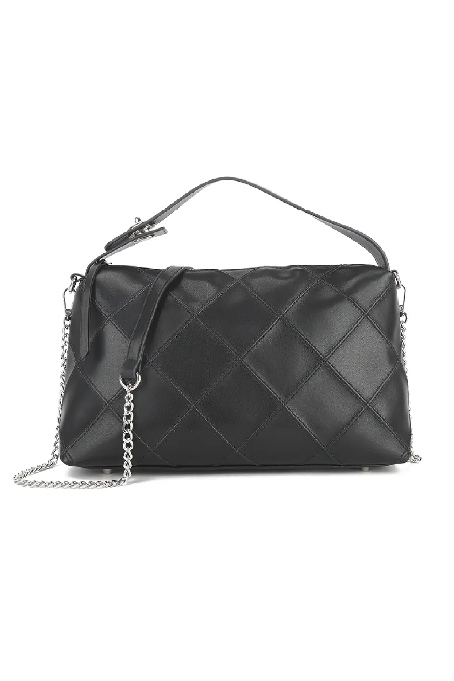 Black Lattice Bowling Bag