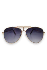 BARCELONA Black & Gold Sunglasses