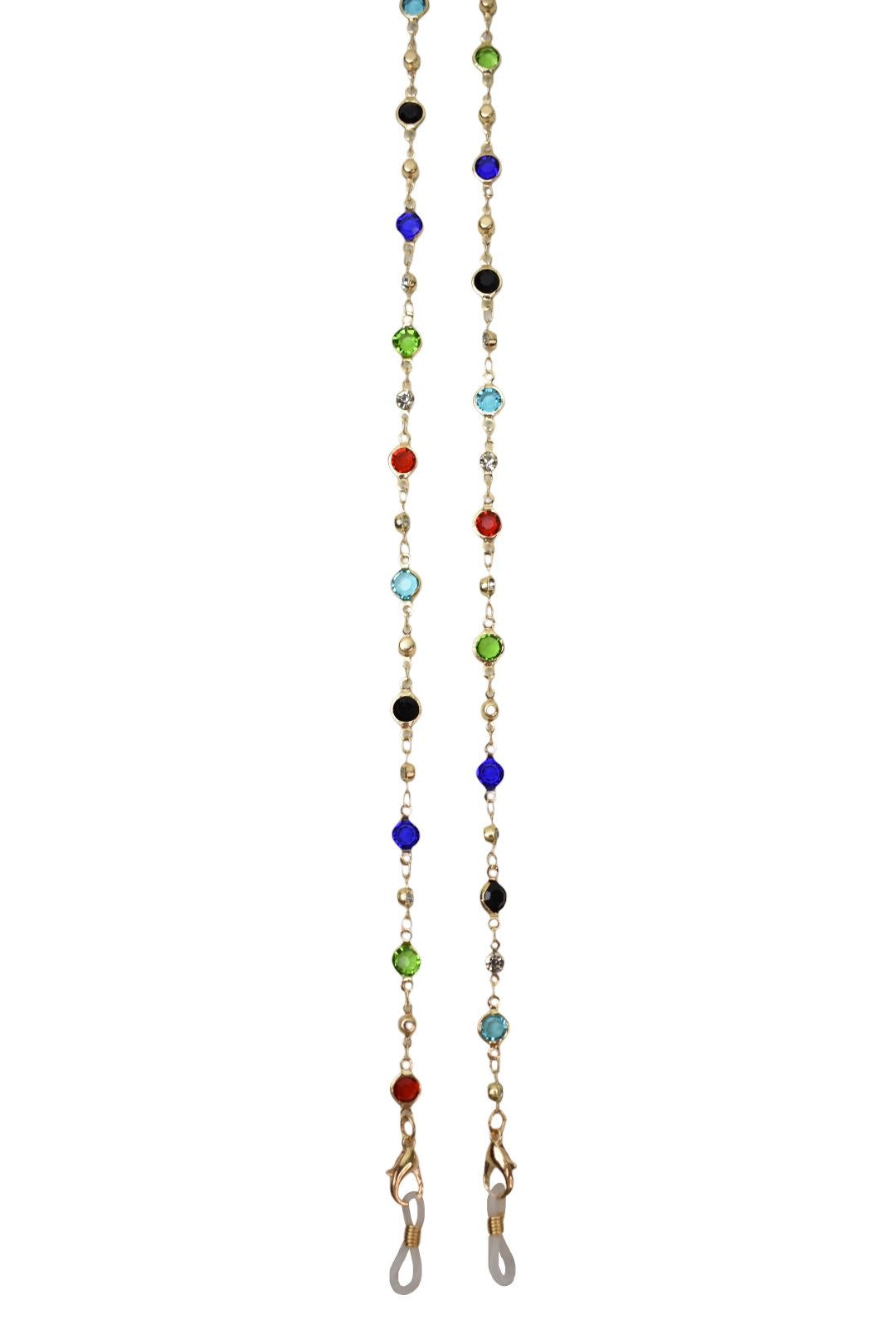 Multi Round Jewel Sunglasses Chain