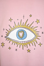 Pink Starry Eye Hoodie