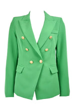 Jade Green Double Breasted Blazer