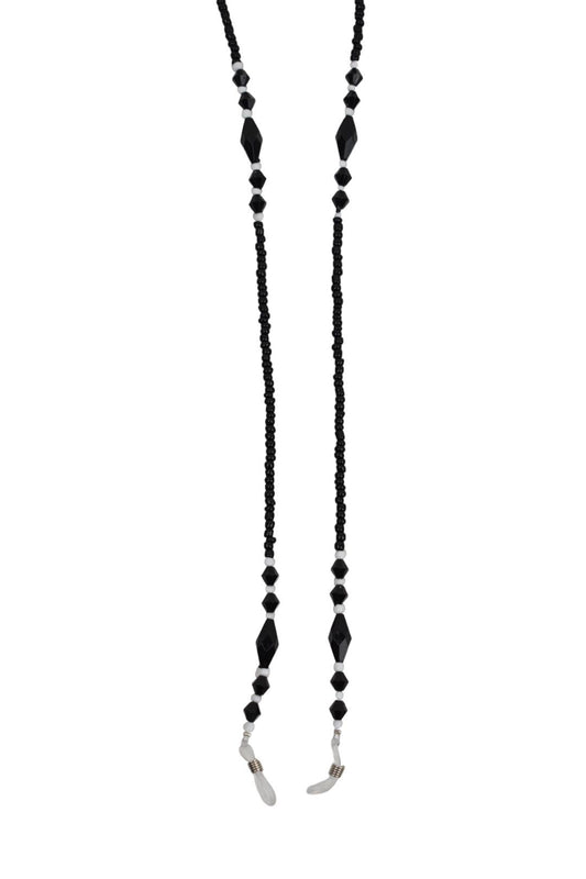 Black & White Beaded Sunglasses Chain