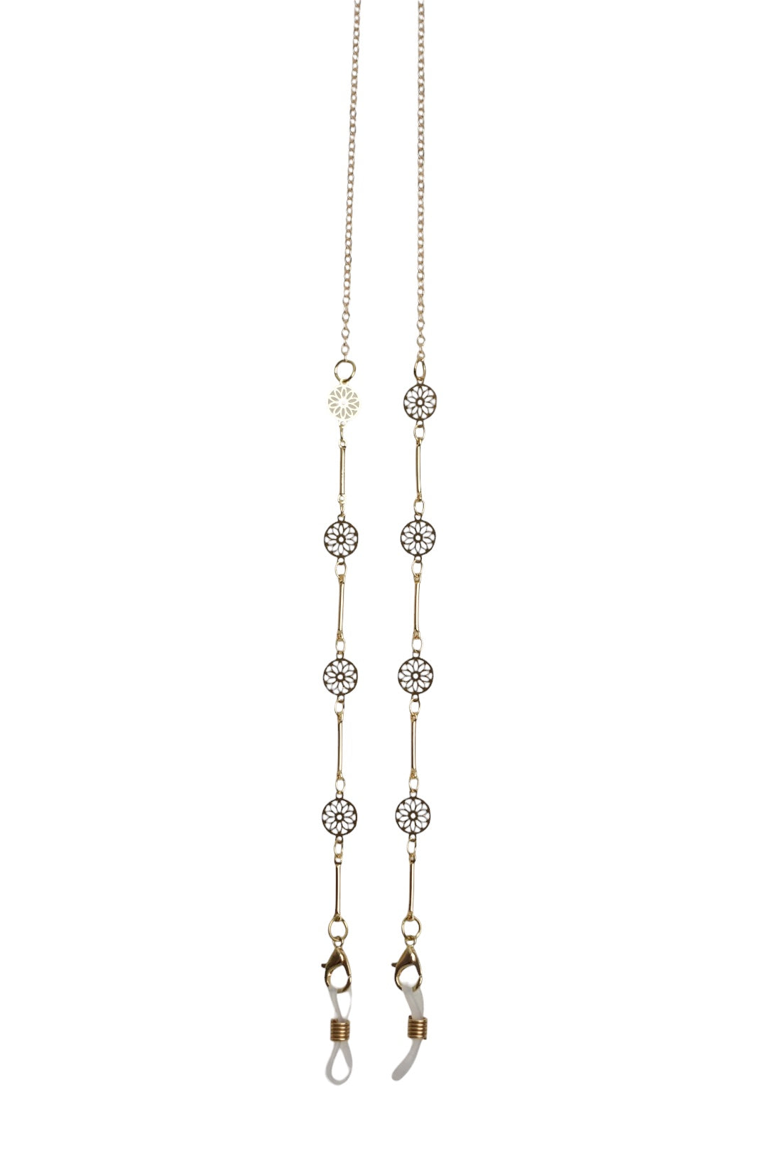 Gold Filigree Design Sunglasses Chain