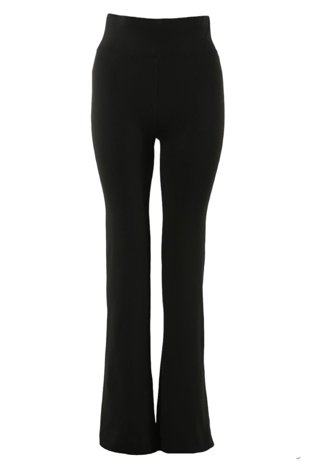 Black Active Flared Trousers