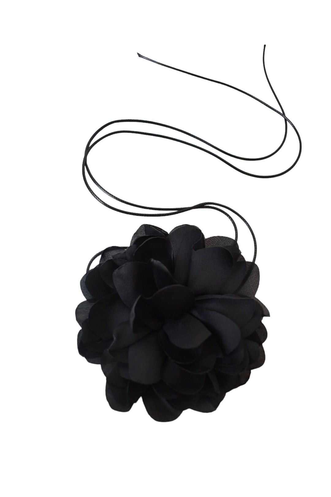 Black Rose Neck Corsage 1