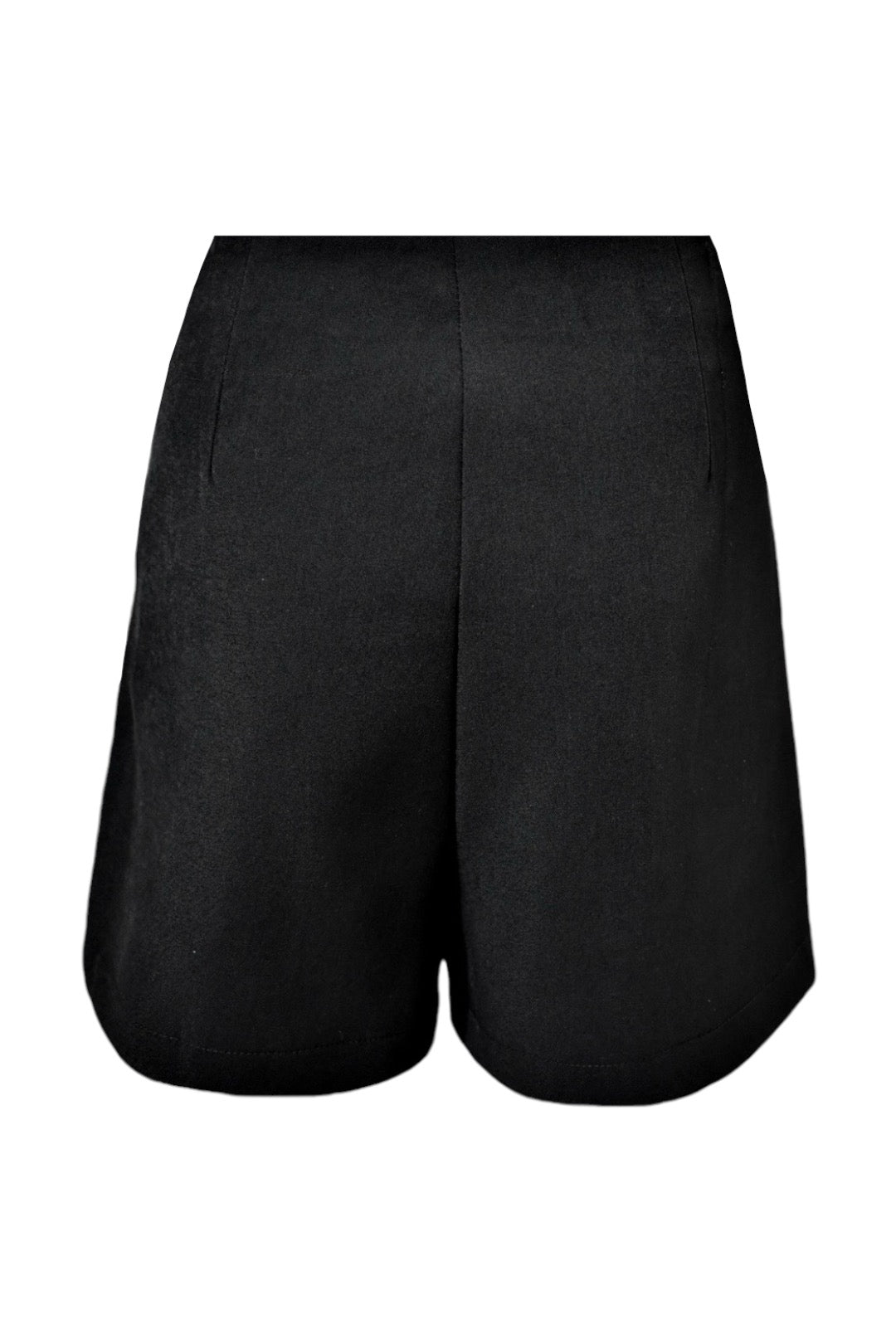 Black Side Split Skort Back