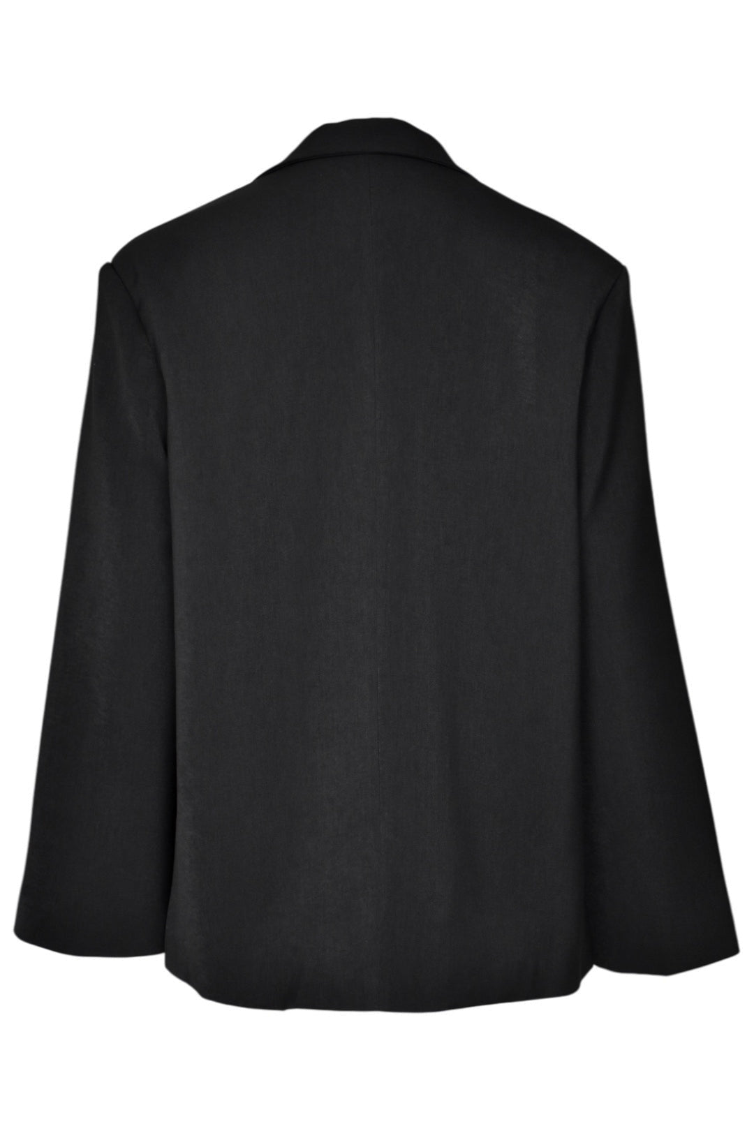 Black Single Breasted Oversized Blazer