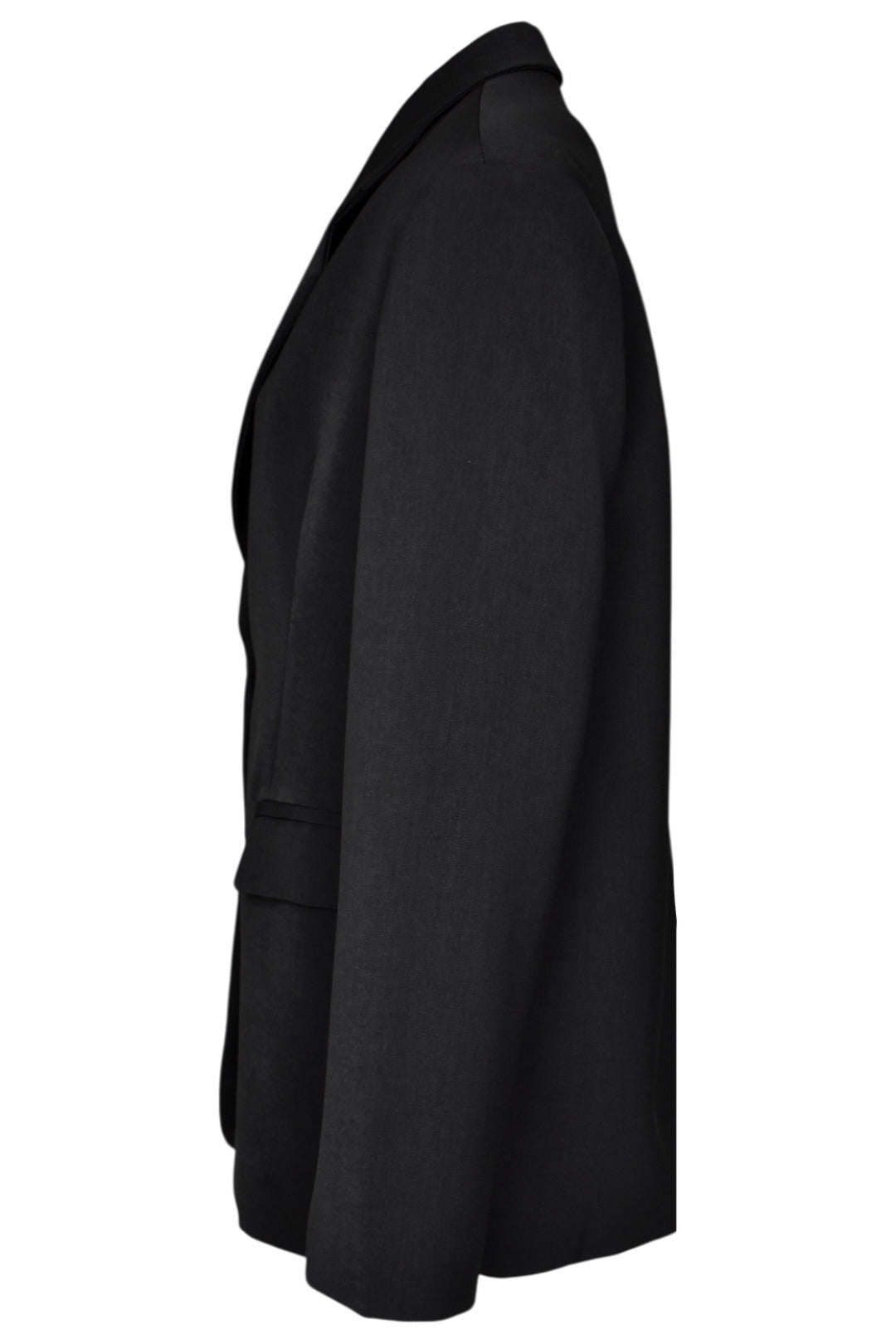 Black Single Breasted Oversized Blazer