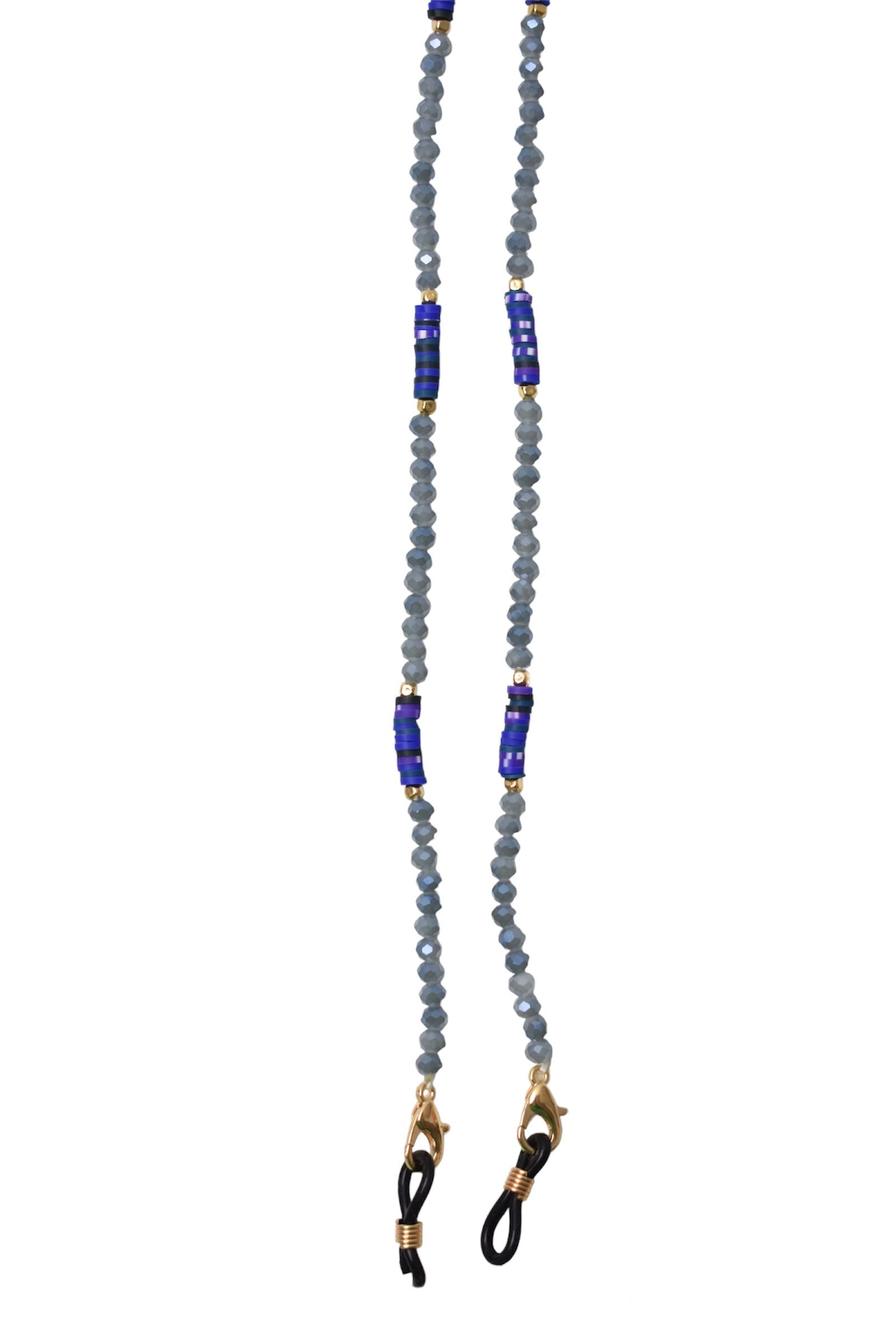 Blue Beaded Sunglasses Chain