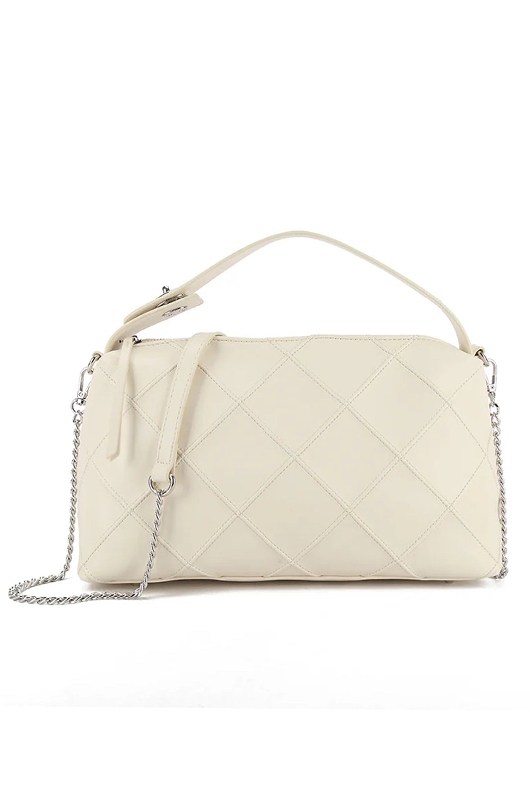 Cream Lattice Bowling Bag