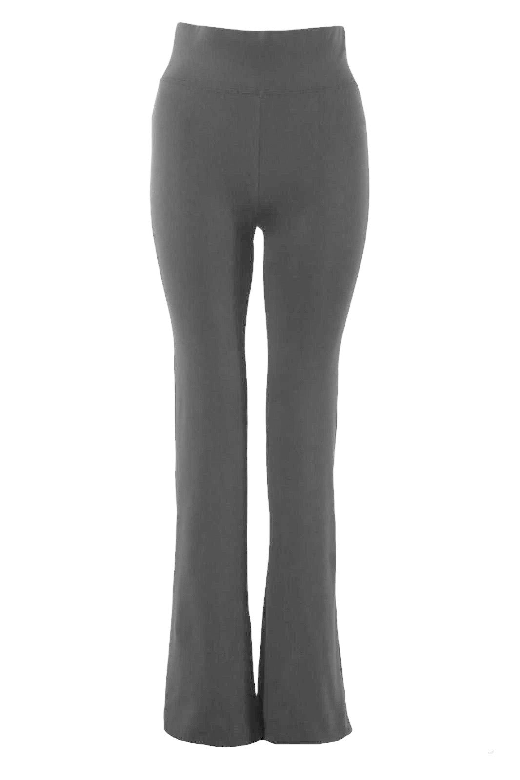 Grey Active Flared Trousers 