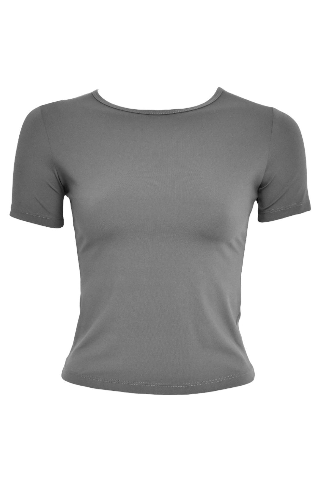 Grey Active Short Sleeve Top 