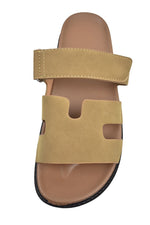 Camel Cut Out Velcro Strap Sliders
