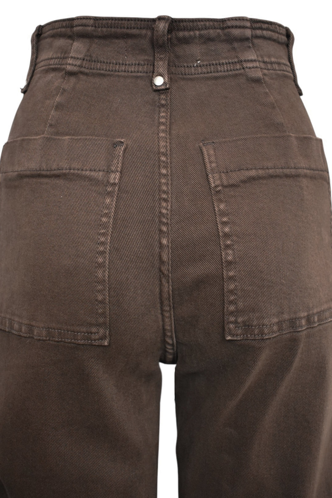 Brown Wide Leg Jeans