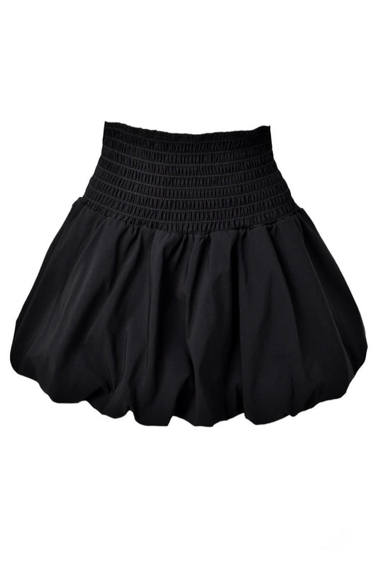 Black Puff Ball Skirt