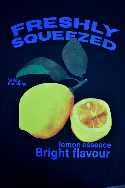 Black 'Freshly Squeezed' Sweatshirt