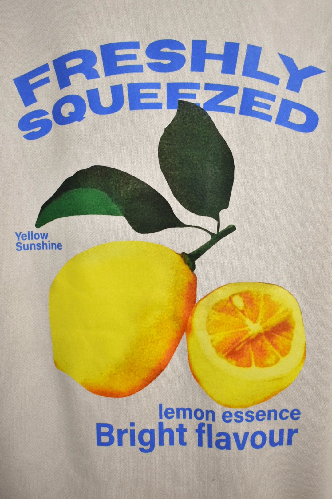 Beige 'Freshly Squeezed' Sweatshirt