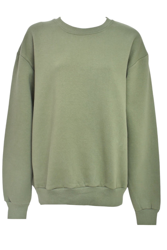 Green Oversized Sweatshirt