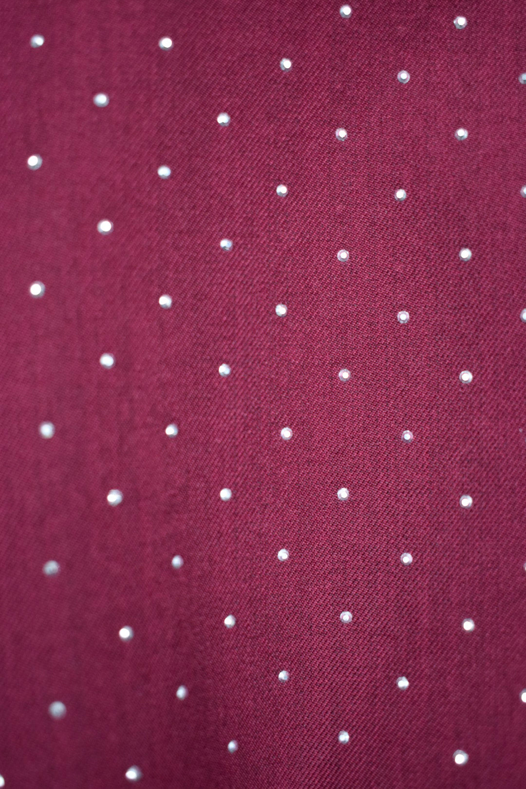 Burgundy Diamante Belted Playsuit