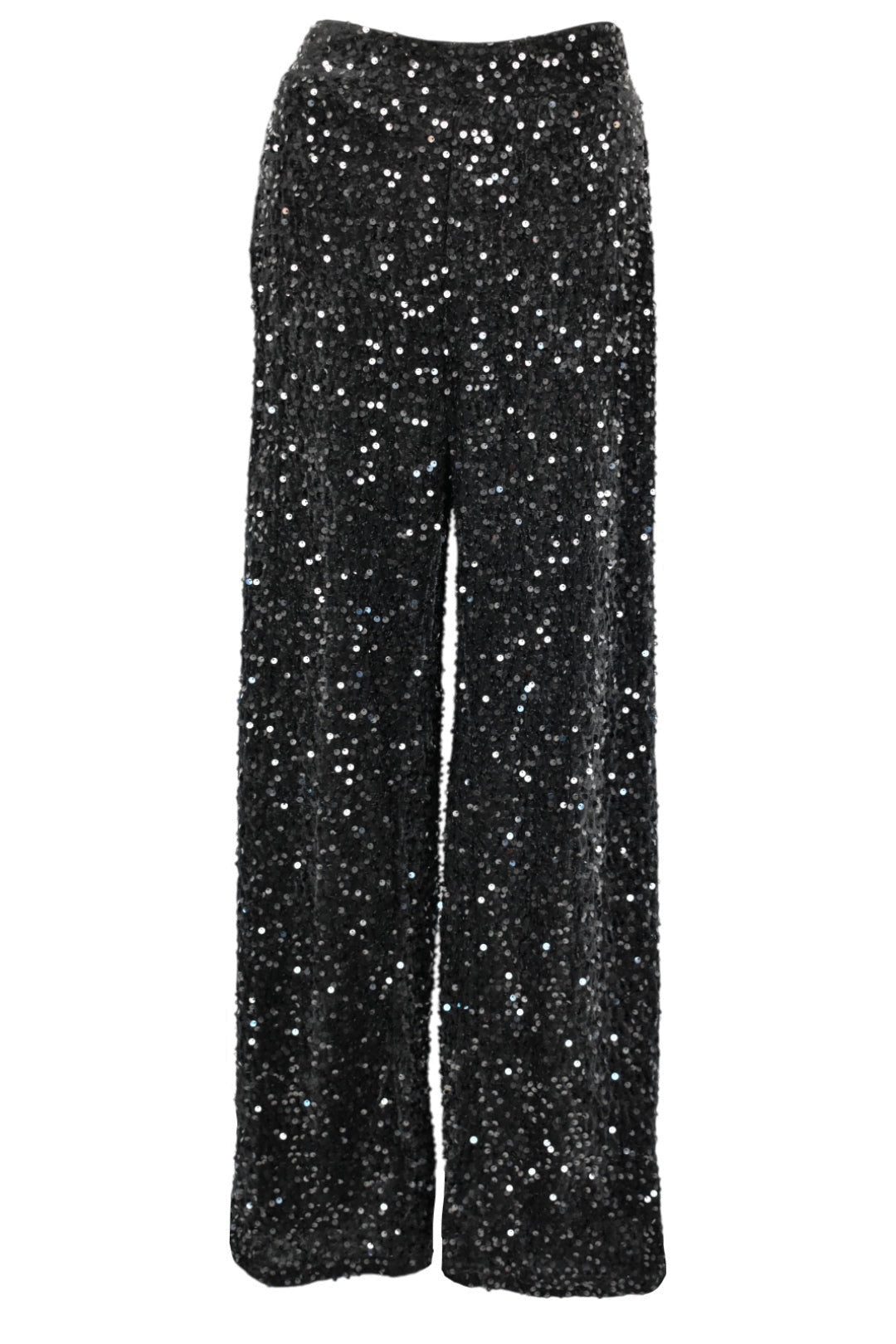 Black Sequined Trousers