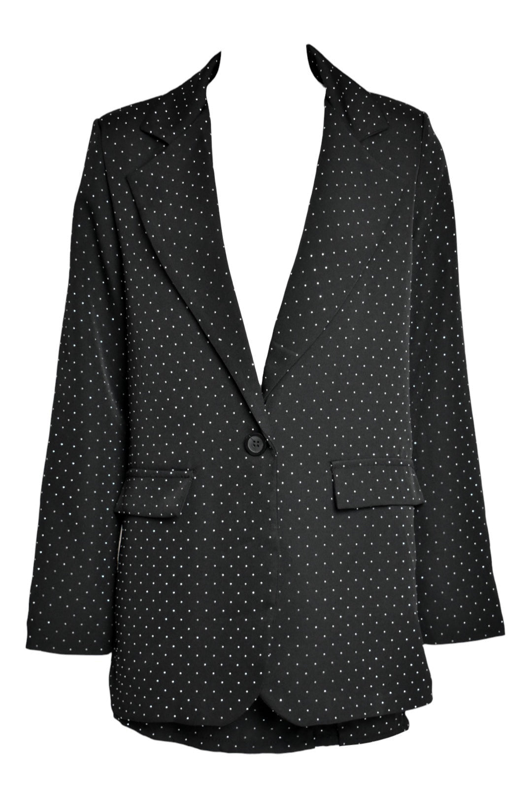 Black Diamante Blazer & Skort Co-ord