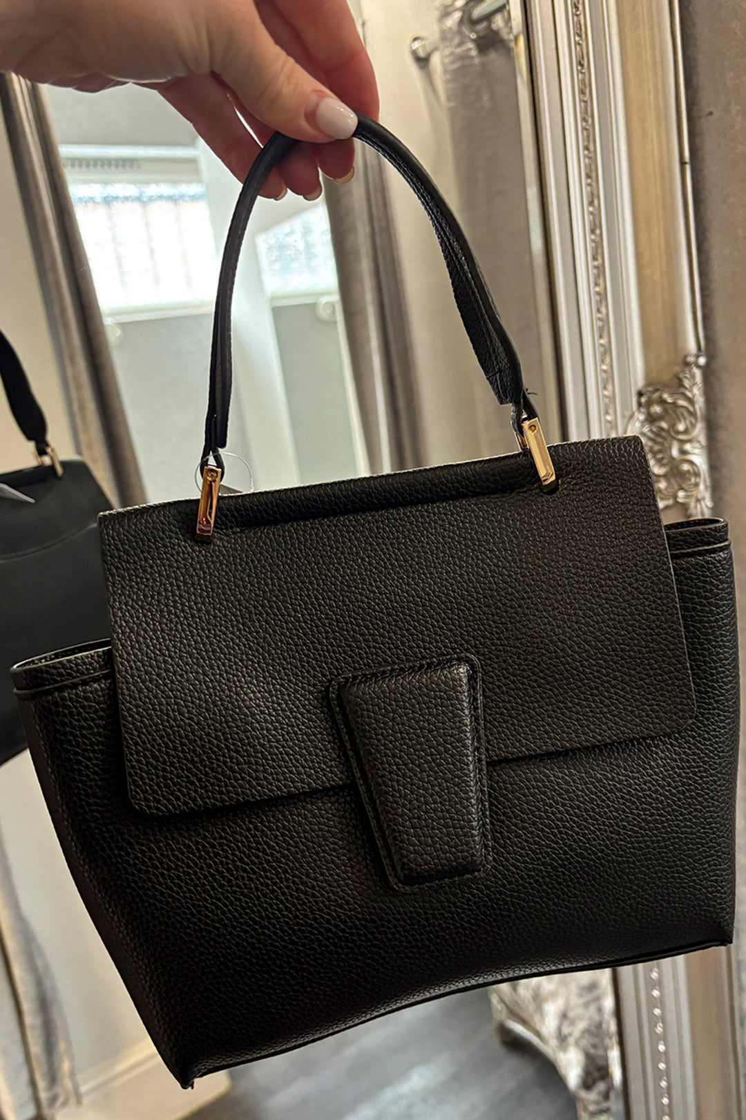 Black Single Handle Grab Bag