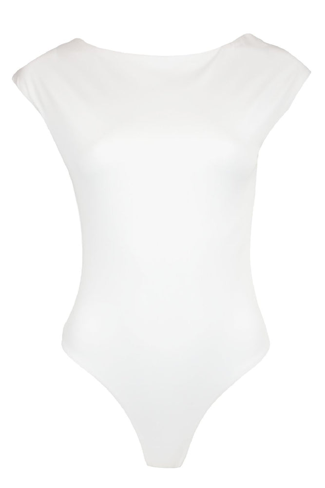 White Cap Sleeve Bodysuit