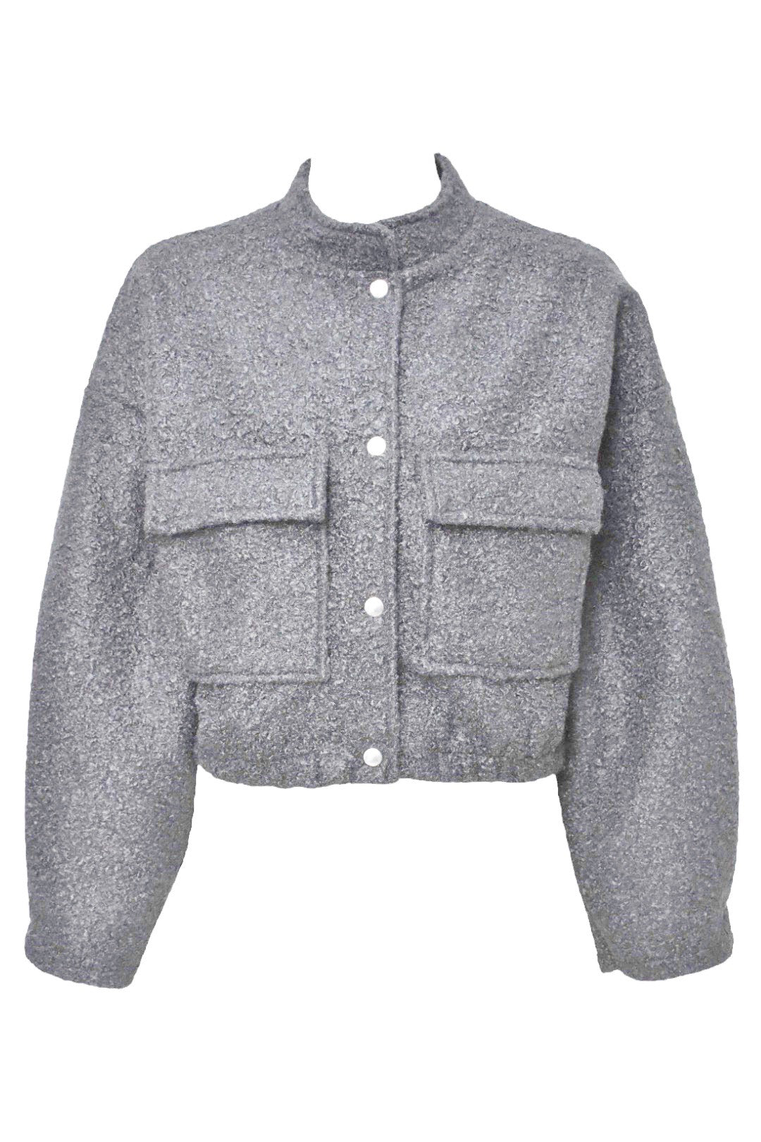 Grey Borg Bomber Jacket