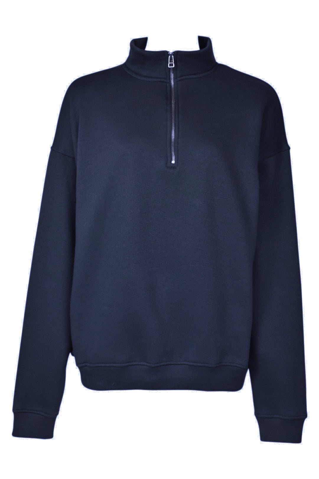 Navy Quarter Zip Sweatshirt