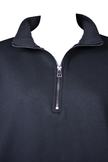 Slate Grey Quarter Zip Sweatshirt