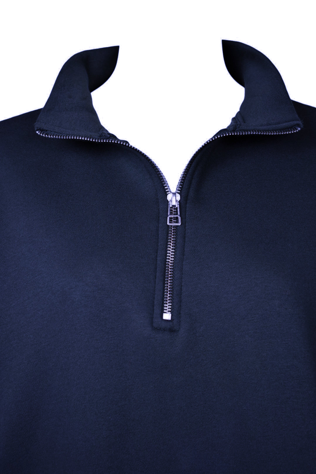 Navy Quarter Zip Sweatshirt