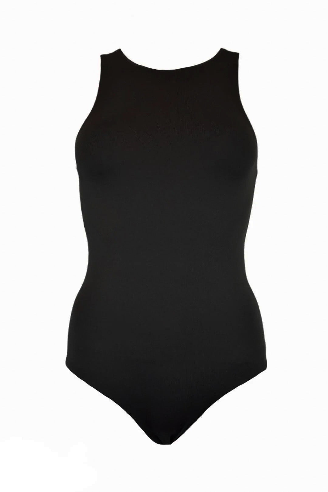 Black Sleeveless Bodysuit