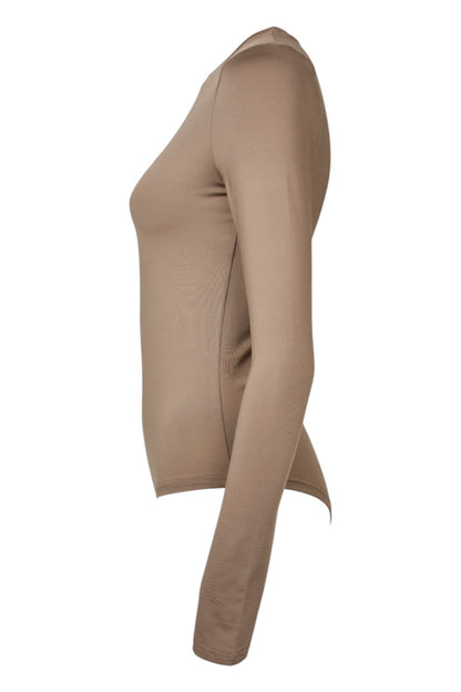 Camel Long Sleeve Bodysuit