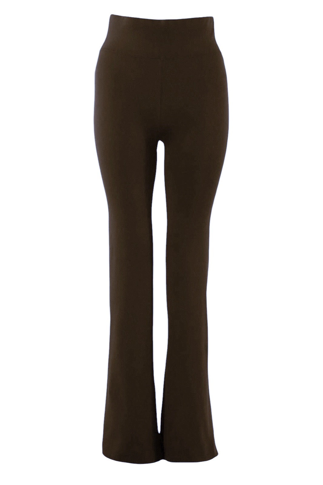 Brown Active Flared Trousers