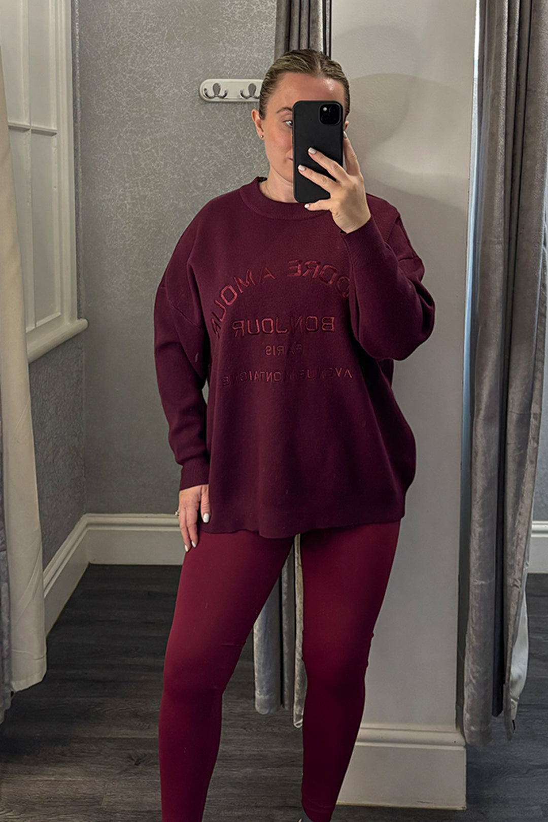 Wine J'Adore Amour Jumper