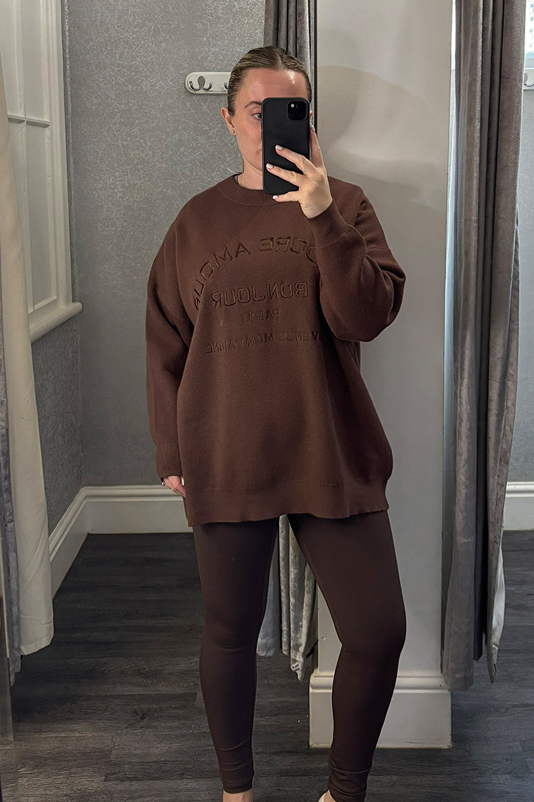 Brown J'Adore Amour Jumper