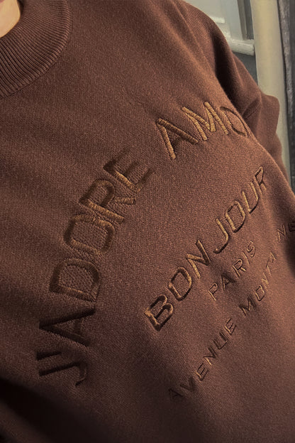 Brown J'Adore Amour Jumper